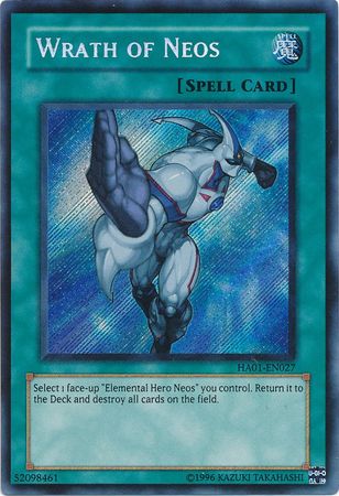 Wrath of Neos [HA01-EN027] Secret Rare | Exor Games Truro