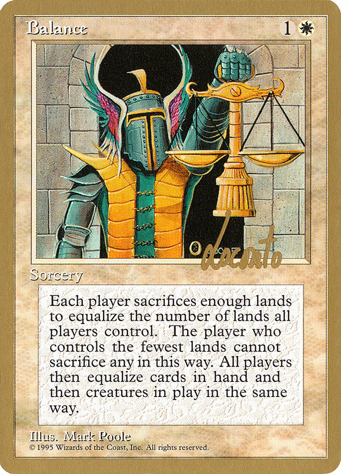 Balance (Michael Loconto) [Pro Tour Collector Set] | Exor Games Truro