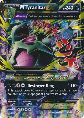 M Tyranitar EX (43/98) (Jumbo Card) [XY: Ancient Origins] | Exor Games Truro