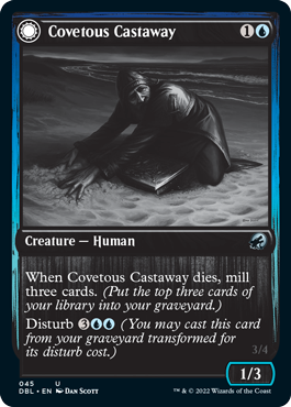 Covetous Castaway // Ghostly Castigator [Innistrad: Double Feature] | Exor Games Truro