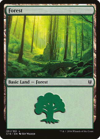 Forest (351) [Commander 2016] | Exor Games Truro