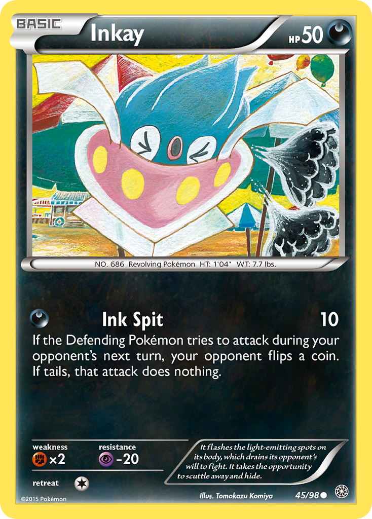 Inkay (45/98) [XY: Ancient Origins] | Exor Games Truro