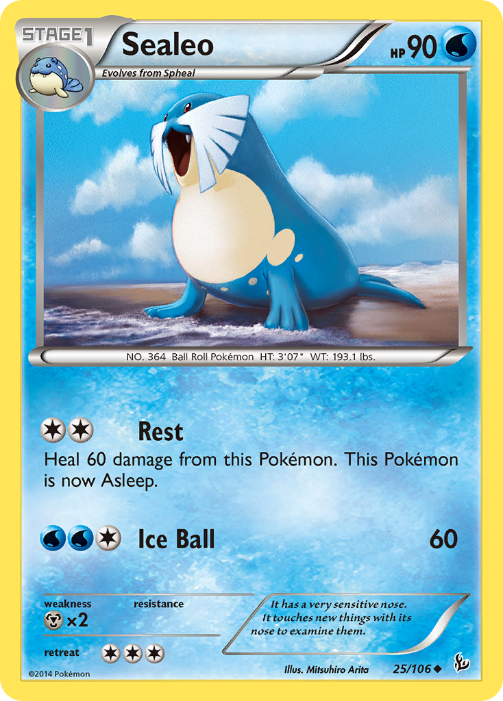 Sealeo (25/106) [XY: Flashfire] | Exor Games Truro
