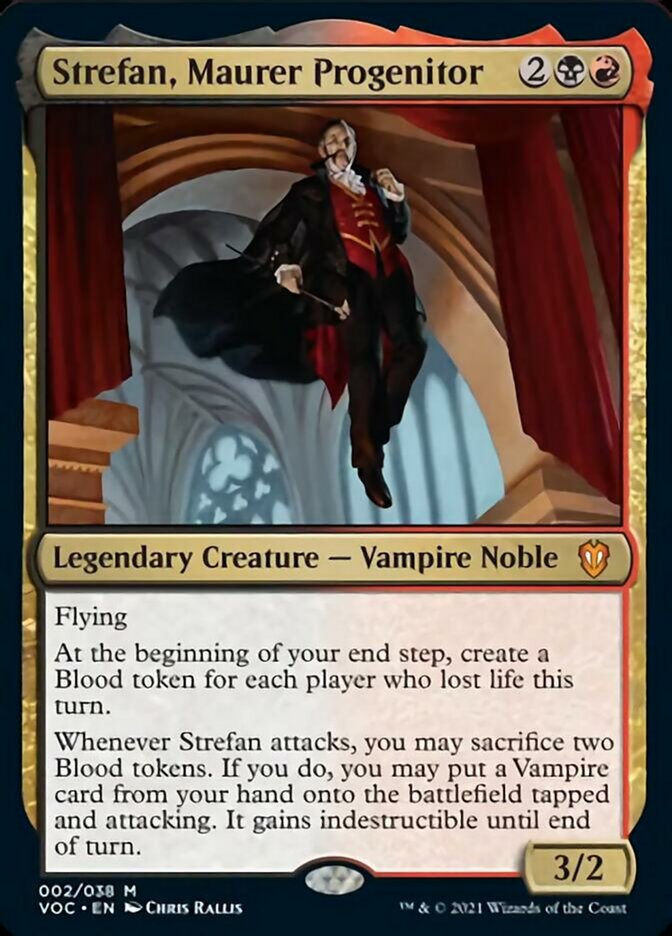 Strefan, Maurer Progenitor (Display Commander) [Innistrad: Crimson Vow Commander] | Exor Games Truro