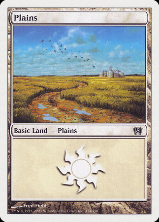 Plains (334) [Eighth Edition] | Exor Games Truro