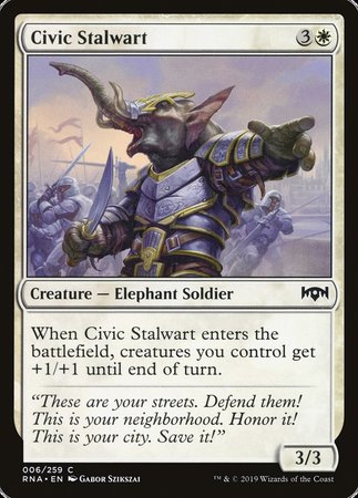 Civic Stalwart [Ravnica Allegiance] | Exor Games Truro