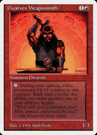 Dwarven Weaponsmith [Summer Magic / Edgar] | Exor Games Truro