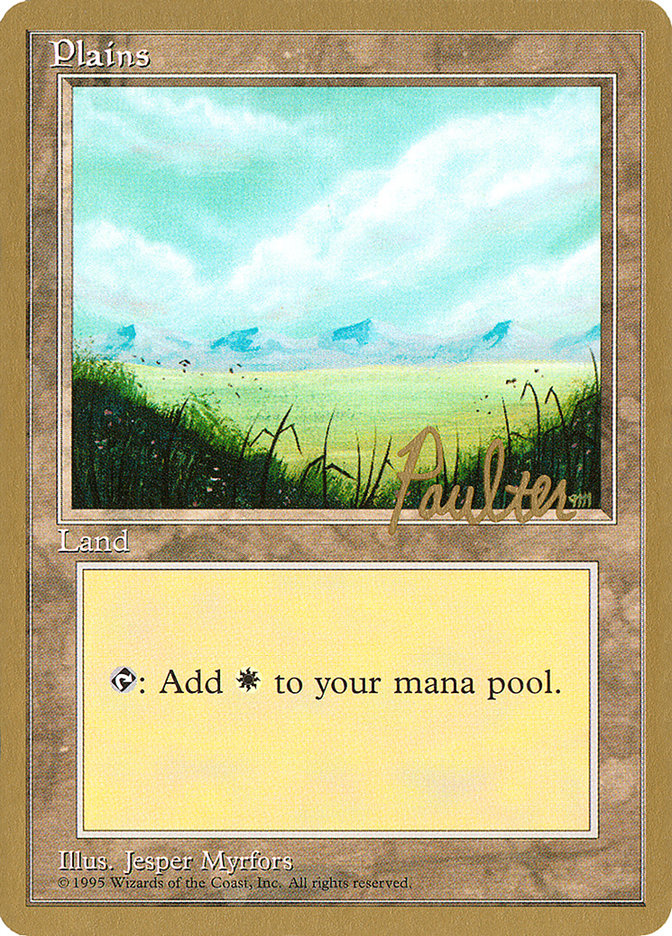 Plains (pp366) (Preston Poulter) [Pro Tour Collector Set] | Exor Games Truro