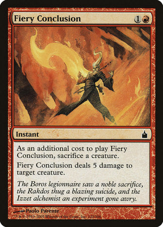 Fiery Conclusion [Ravnica: City of Guilds] | Exor Games Truro
