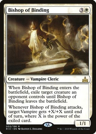 Bishop of Binding [Rivals of Ixalan] | Exor Games Truro