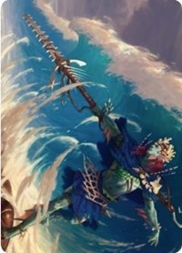 Tazeem Roilmage Art Card [Zendikar Rising Art Series] | Exor Games Truro