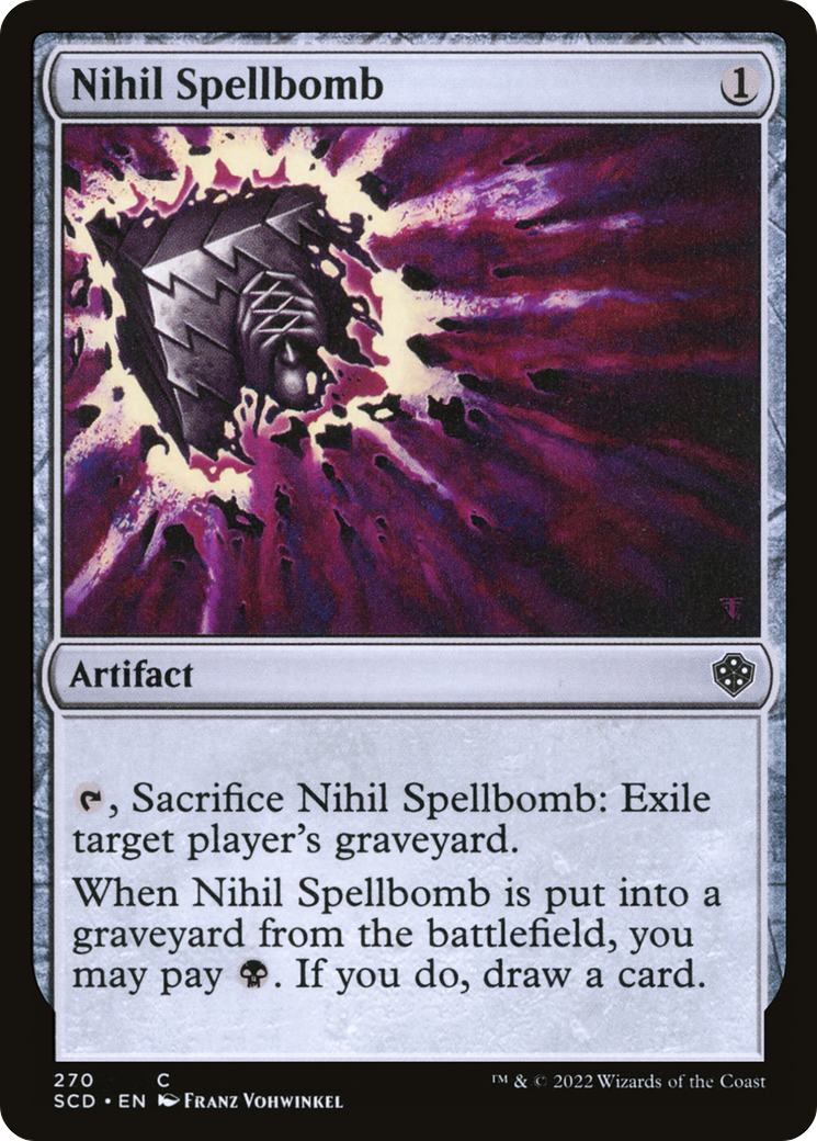 Nihil Spellbomb [Starter Commander Decks] | Exor Games Truro