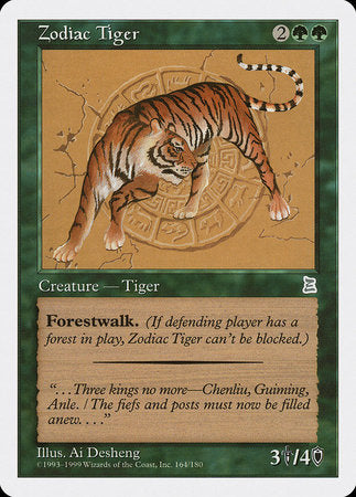 Zodiac Tiger [Portal Three Kingdoms] | Exor Games Truro