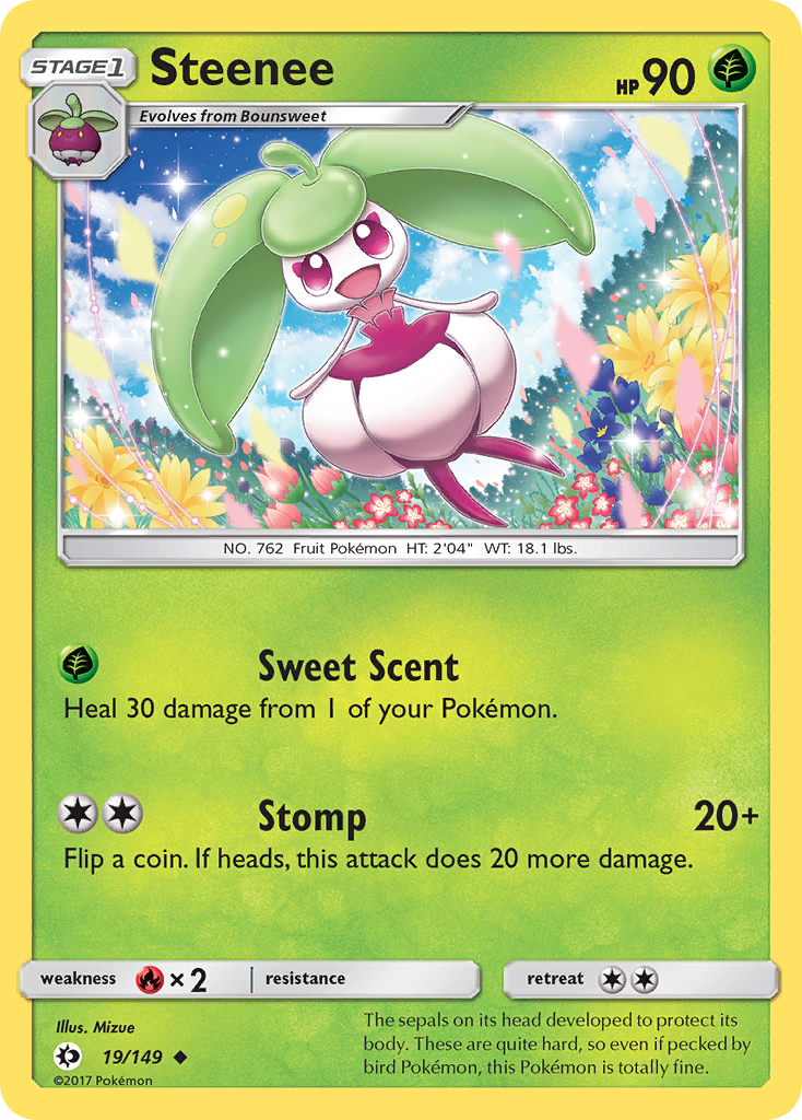 Steenee (19/149) [Sun & Moon: Base Set] | Exor Games Truro