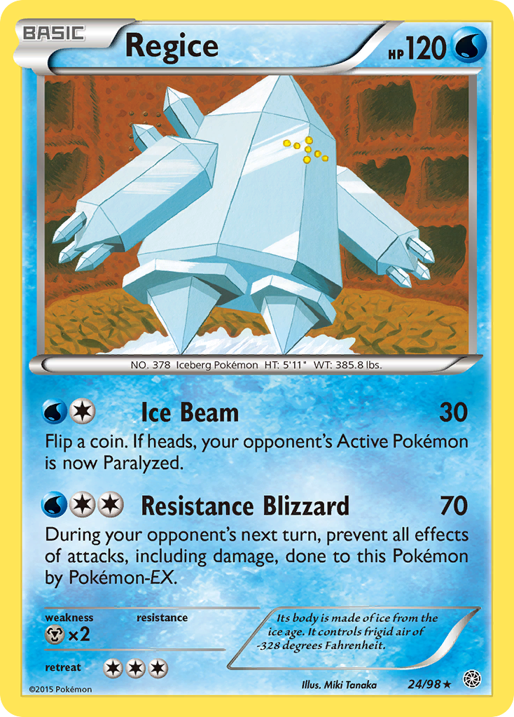 Regice (24/98) [XY: Ancient Origins] | Exor Games Truro