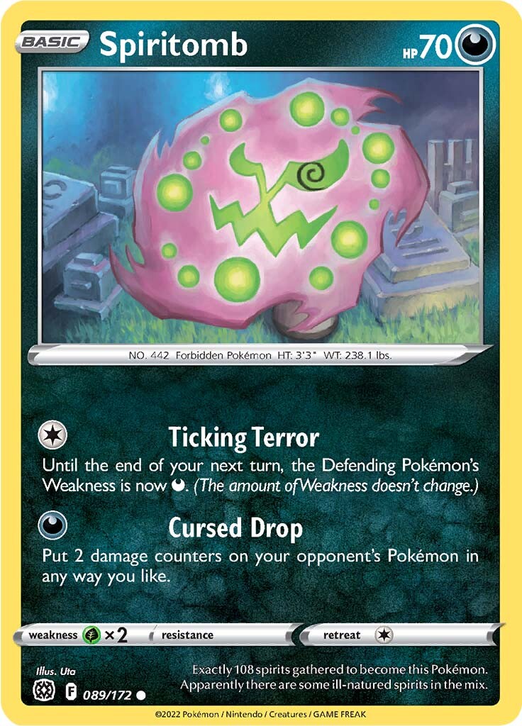 Spiritomb (089/172) [Sword & Shield: Brilliant Stars] | Exor Games Truro