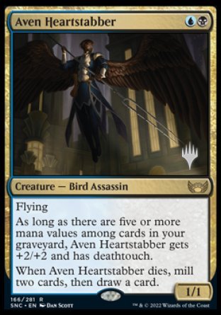 Aven Heartstabber (Promo Pack) [Streets of New Capenna Promos] | Exor Games Truro