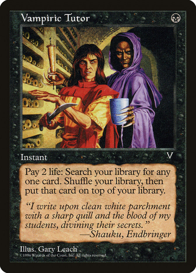 Vampiric Tutor [Visions] | Exor Games Truro