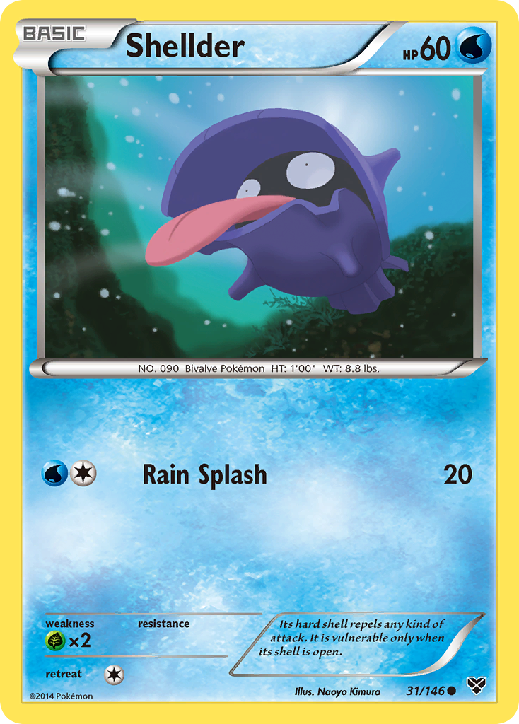 Shellder (31/146) [XY: Base Set] | Exor Games Truro