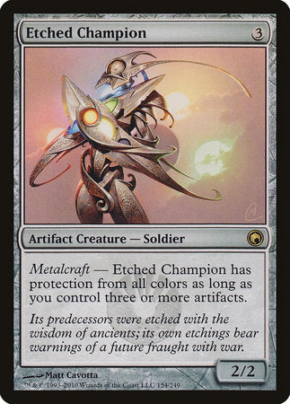 Etched Champion [Scars of Mirrodin] | Exor Games Truro