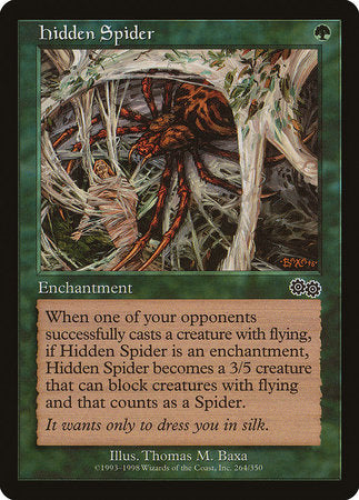 Hidden Spider [Urza's Saga] | Exor Games Truro