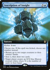 Inscription of Insight (Extended Art) [Zendikar Rising] | Exor Games Truro