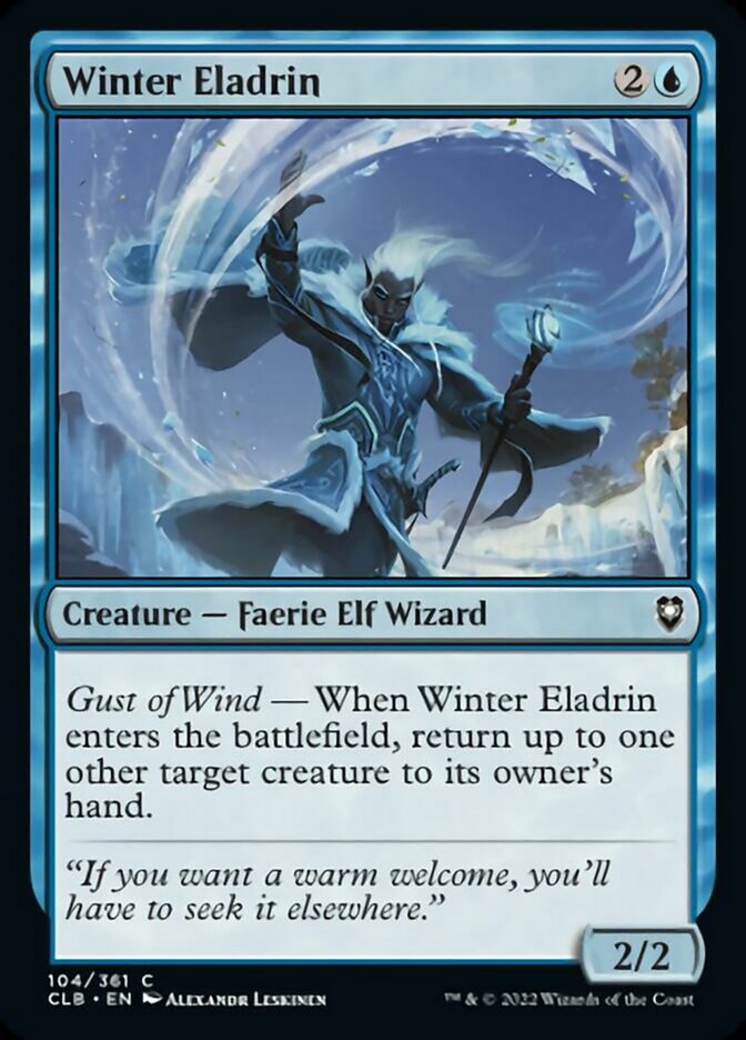 Winter Eladrin [Commander Legends: Battle for Baldur's Gate] | Exor Games Truro