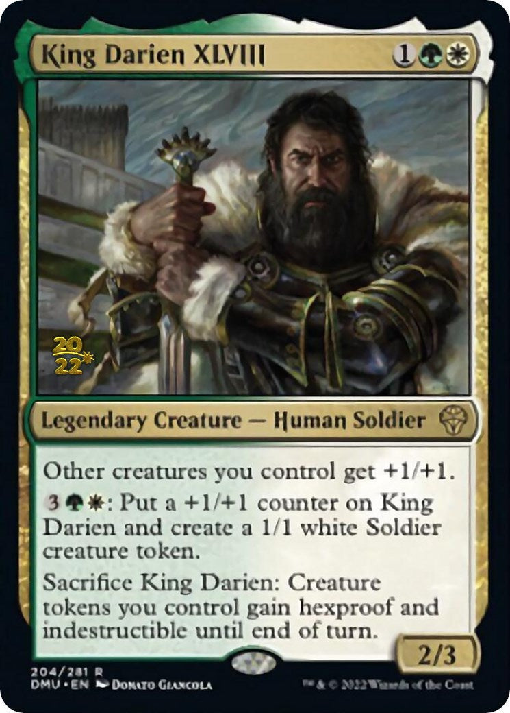 King Darien XLVIII [Dominaria United Prerelease Promos] | Exor Games Truro