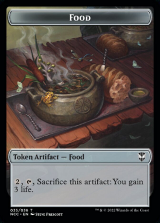 Food // Citizen Double-sided Token [Streets of New Capenna Commander Tokens] | Exor Games Truro