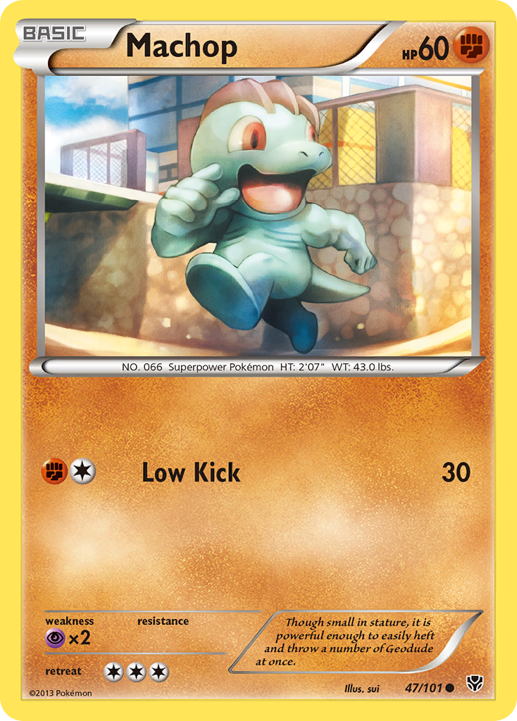 Machop (47/101) [Black & White: Plasma Blast] | Exor Games Truro