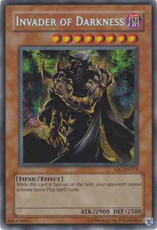 Invader of Darkness [IOC-EN111] Secret Rare | Exor Games Truro