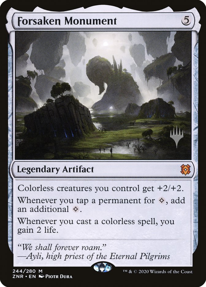 Forsaken Monument (Promo Pack) [Zendikar Rising Promos] | Exor Games Truro