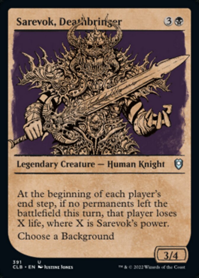 Sarevok, Deathbringer (Showcase) [Commander Legends: Battle for Baldur's Gate] | Exor Games Truro