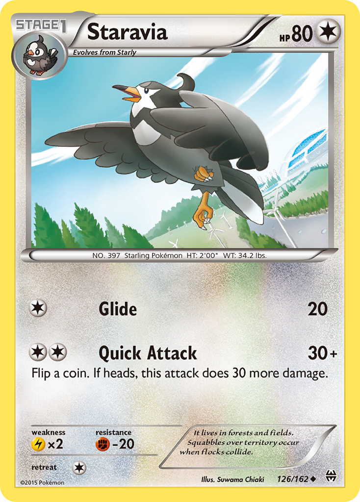 Staravia (126/162) [XY: BREAKthrough] | Exor Games Truro