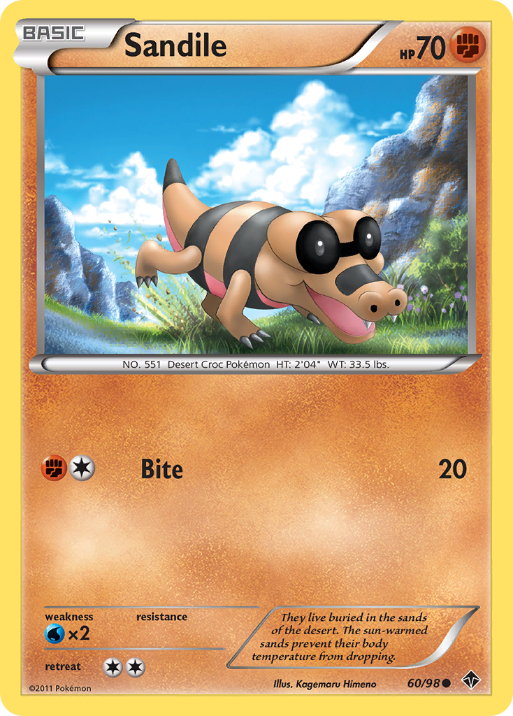 Sandile (60/98) [Black & White: Emerging Powers] | Exor Games Truro