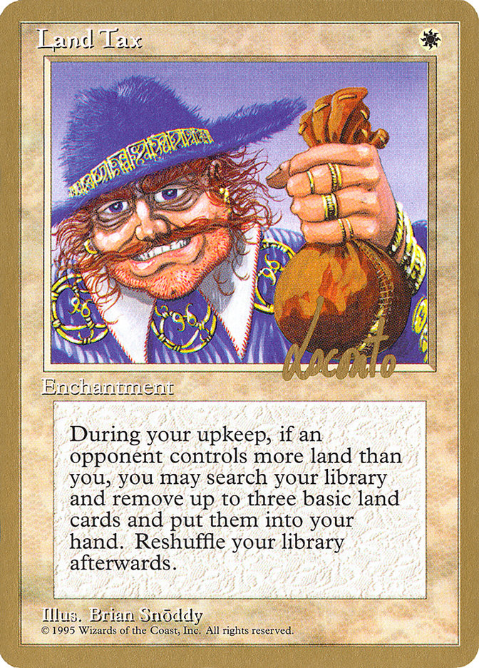 Land Tax (Michael Loconto) [Pro Tour Collector Set] | Exor Games Truro