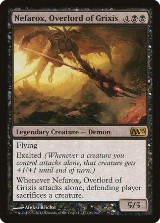 Nefarox, Overlord of Grixis [Magic 2013] | Exor Games Truro