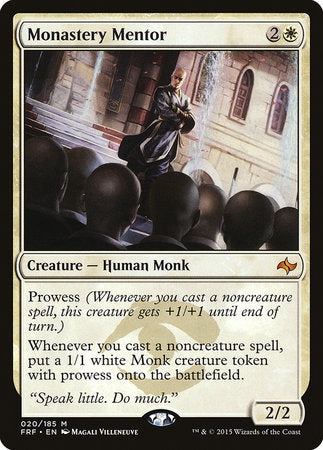 Monastery Mentor [Fate Reforged] | Exor Games Truro