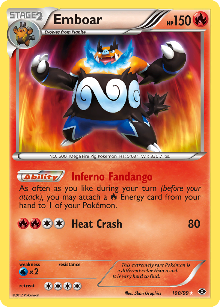 Emboar (100/99) [Black & White: Next Destinies] | Exor Games Truro