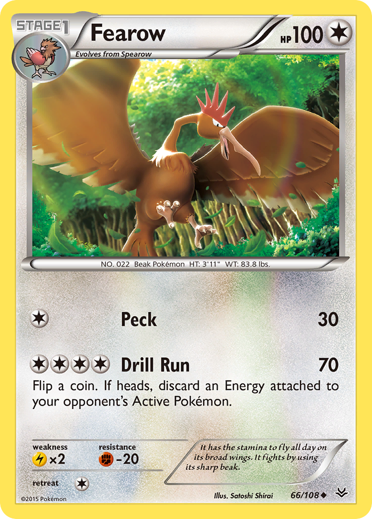 Fearow (66/108) [XY: Roaring Skies] | Exor Games Truro