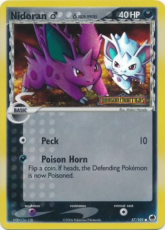 Nidoran (57/101) (Male) (Delta Species) (Stamped) [EX: Dragon Frontiers] | Exor Games Truro