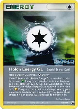 Holon Energy GL (105/113) (Stamped) [EX: Delta Species] | Exor Games Truro