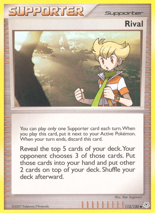 Rival (113/130) [Diamond & Pearl: Base Set] | Exor Games Truro