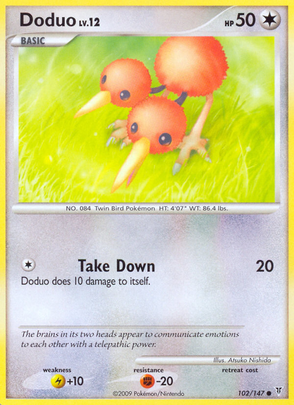 Doduo (102/147) [Platinum: Supreme Victors] | Exor Games Truro