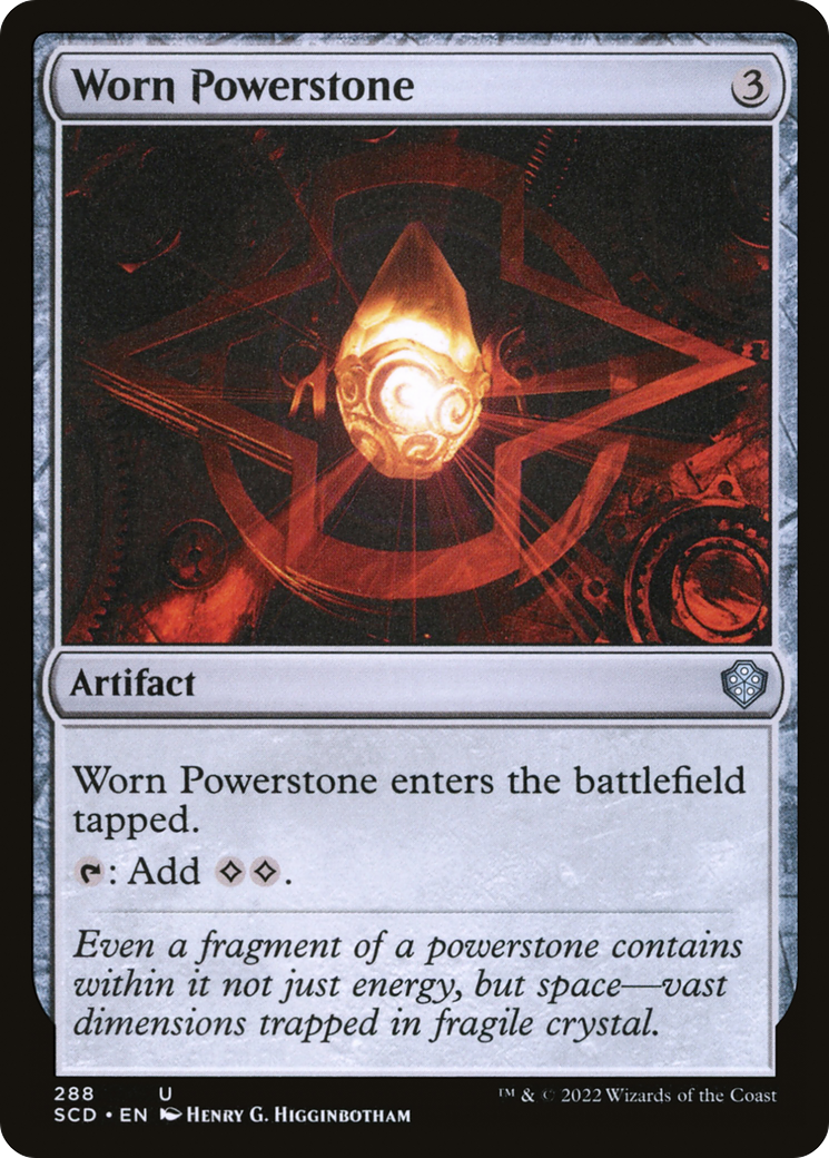 Worn Powerstone [Starter Commander Decks] | Exor Games Truro