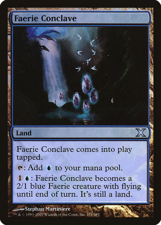 Faerie Conclave (Premium Foil) [Tenth Edition] | Exor Games Truro