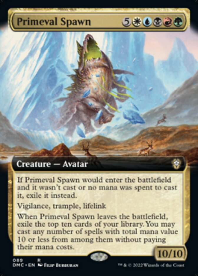 Primeval Spawn (Extended Art) [Dominaria United Commander] | Exor Games Truro