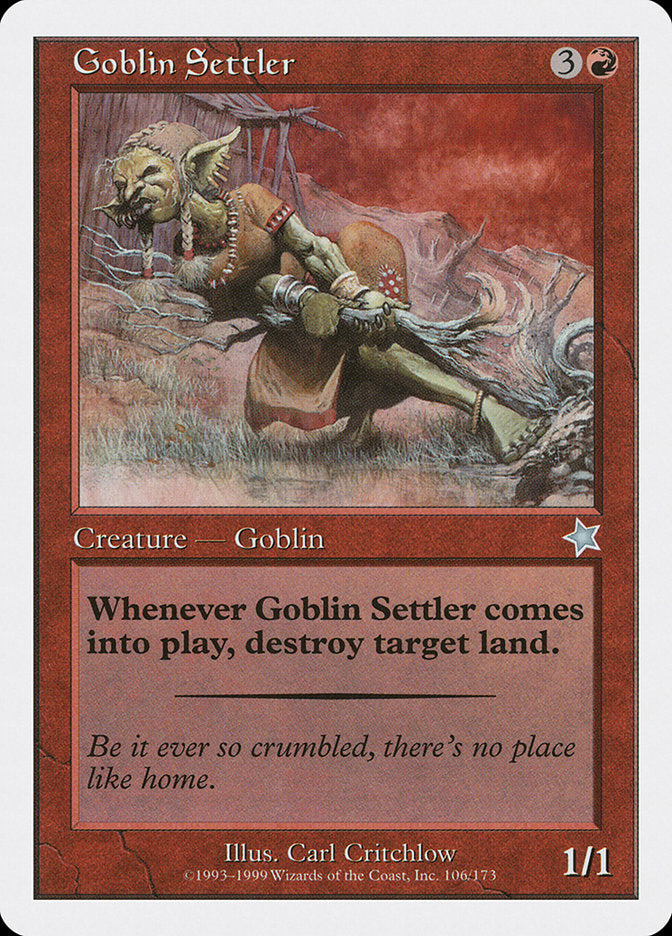 Goblin Settler [Starter 1999] | Exor Games Truro