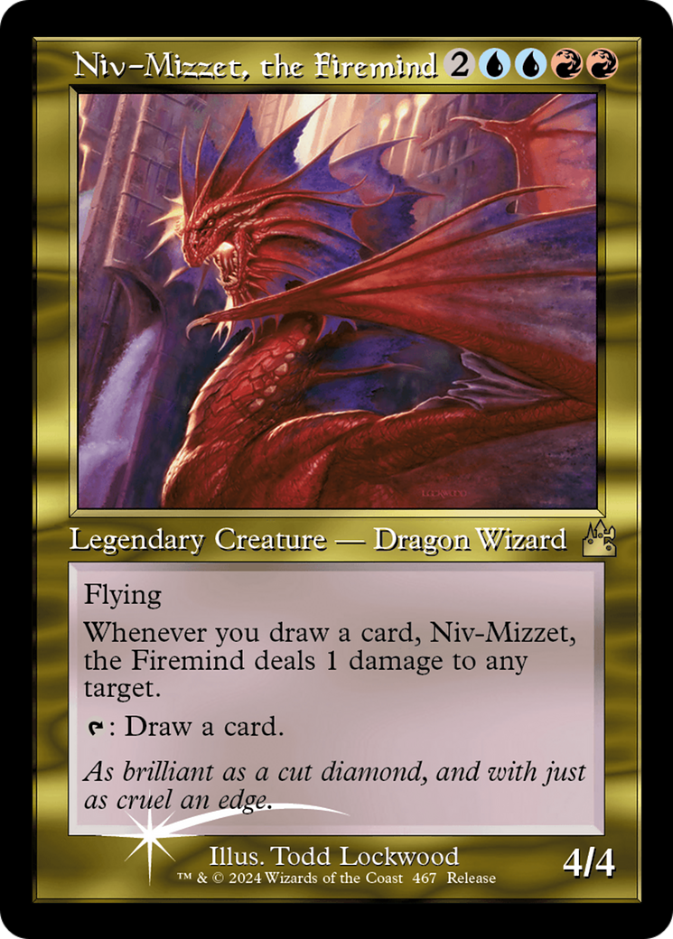 Niv-Mizzet, the Firemind (Retro Frame) [Ravnica Remastered] | Exor Games Truro