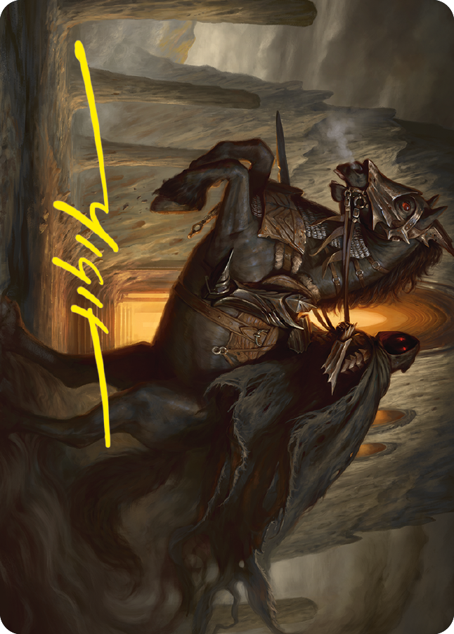 Nazgul Art Card (Gold-Stamped Signature) [The Lord of the Rings: Tales of Middle-earth Art Series] | Exor Games Truro